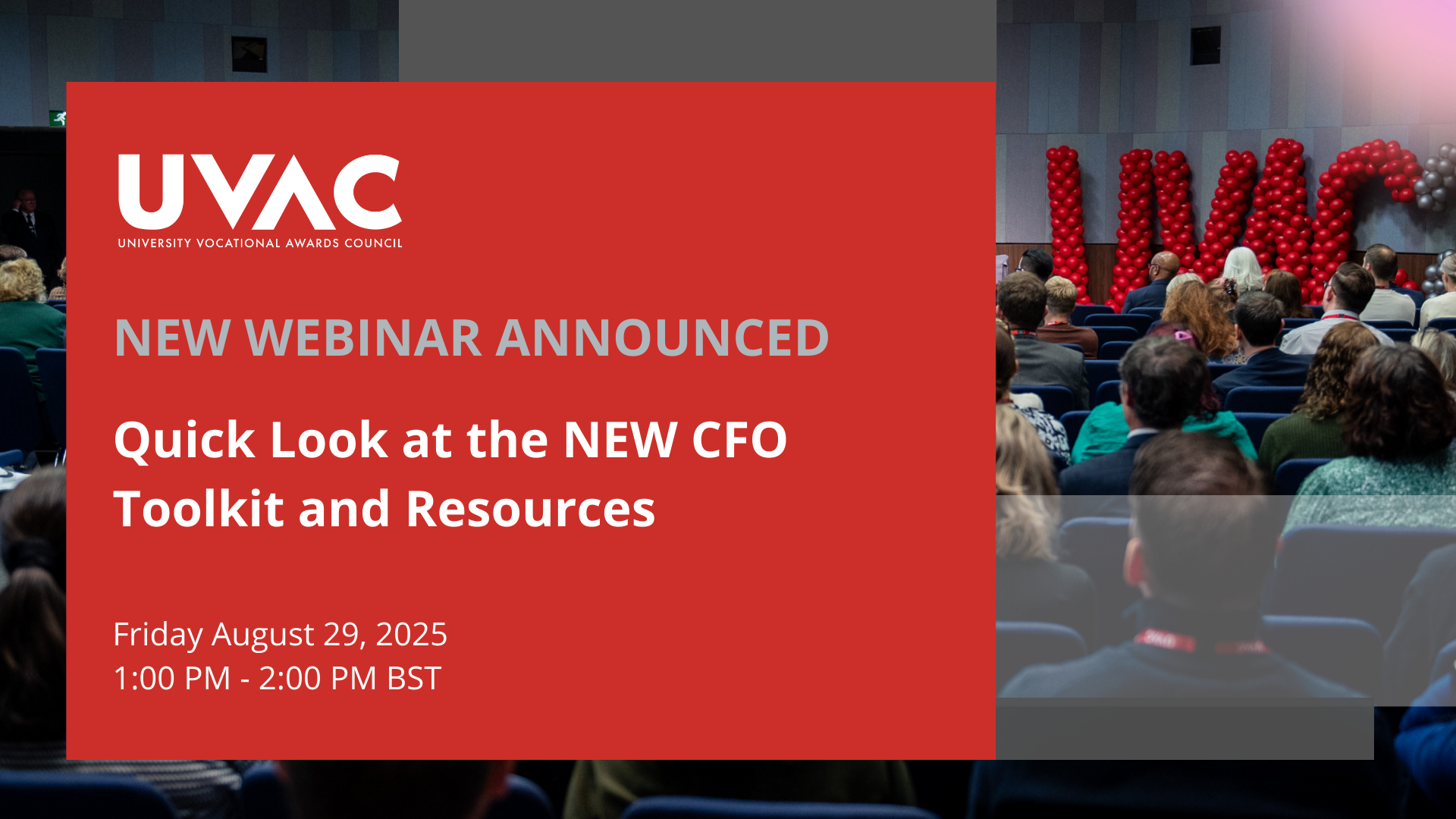 Details of the CFO webinar 29 August